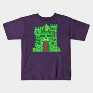 Castle Grayskull 8bit Kids T-Shirt